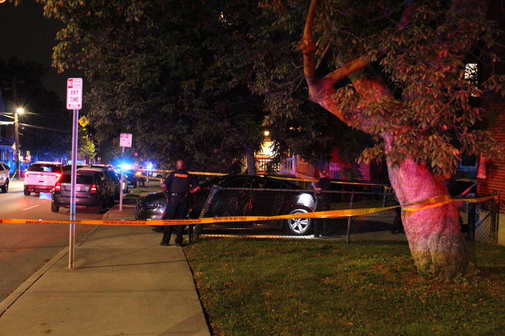 Shooting crime scene 8/20/21